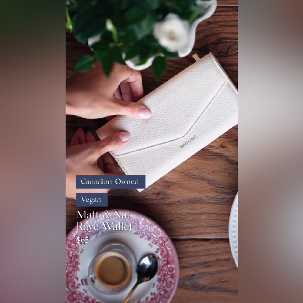 Jilly Box Elegant Matt & Nat Vegan Clutch